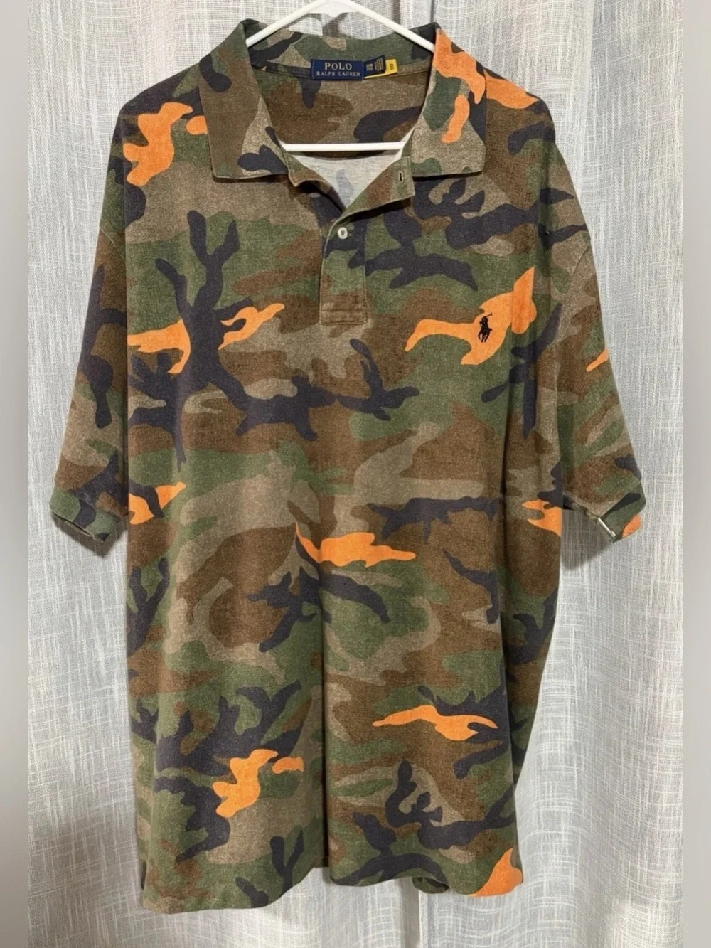 Polo Ralph Lauren Polo Shirt Mens 3XB RARE Classic Fit Cotton Camo New **READ